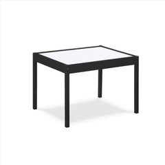 Kids Dry Erase Table & Chair Set, 3-Piece Wooden Activity Table with Chairs, Black, Gibson