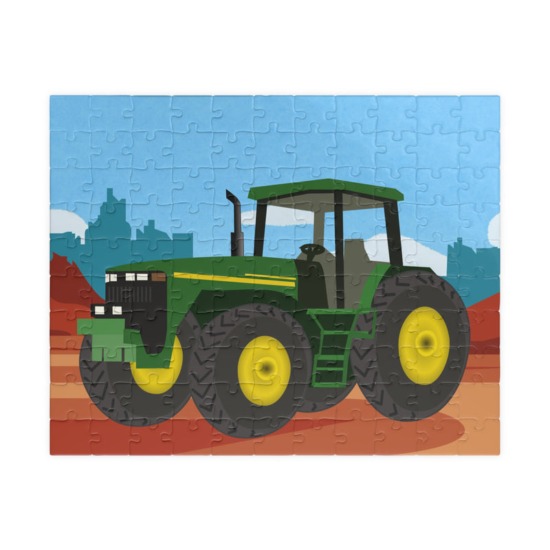 Tractor Puzzle - Fun Farm-Themed Jigsaw for All Ages - 110 pieces 110 pcs (Horizontal)