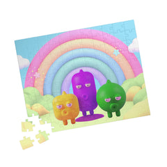 Colorful Cartoon Character Puzzles Fun and Engaging Family Activity