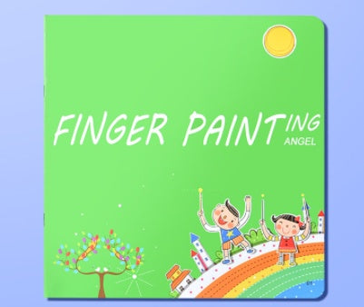 Non-Toxic Washable Fingerprint Inkpad for Kids – 16cm Plastic-Covered Ink Pad for Early Childhood Development and Parent-Child Activities