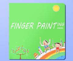 Non-Toxic Washable Fingerprint Inkpad for Kids – 16cm Plastic-Covered Ink Pad for Early Childhood Development and Parent-Child Activities