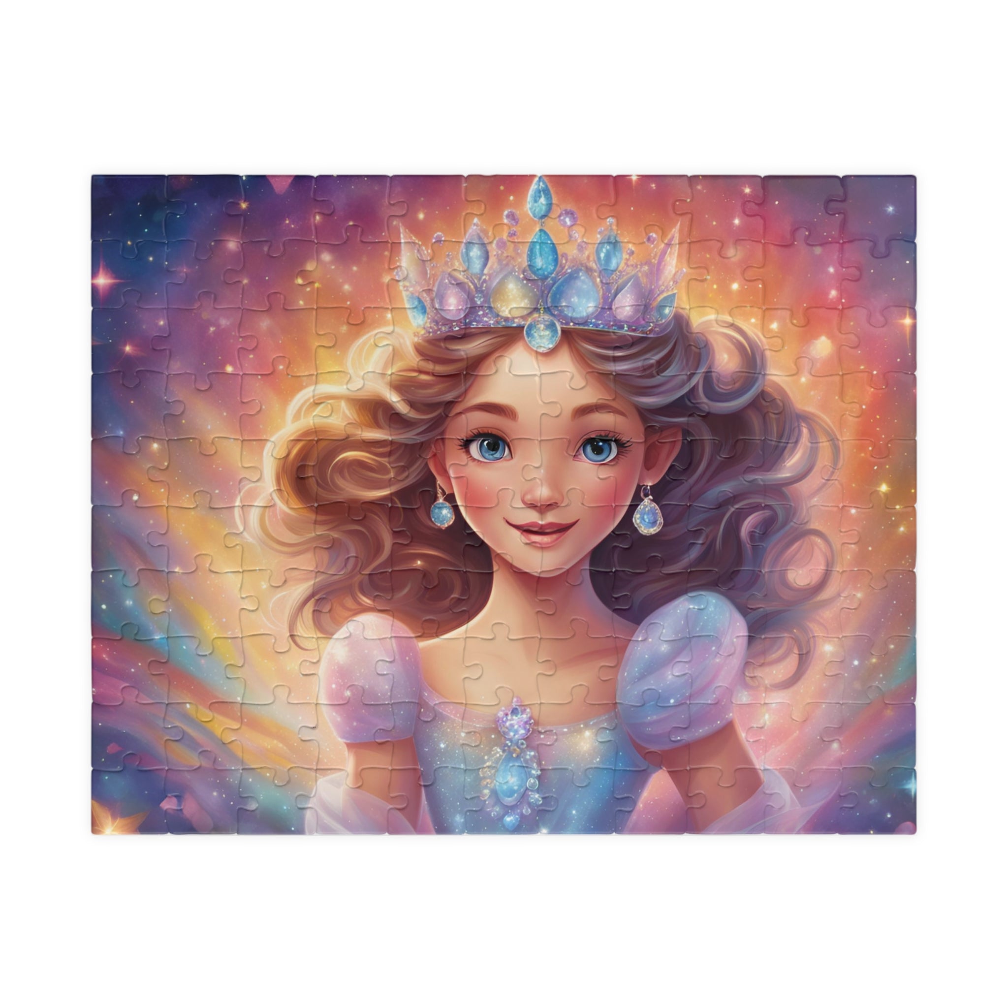 Enchanting Princess Puzzle, 110 piece - Magical Fun for Kids and Families 110 pcs (Horizontal)