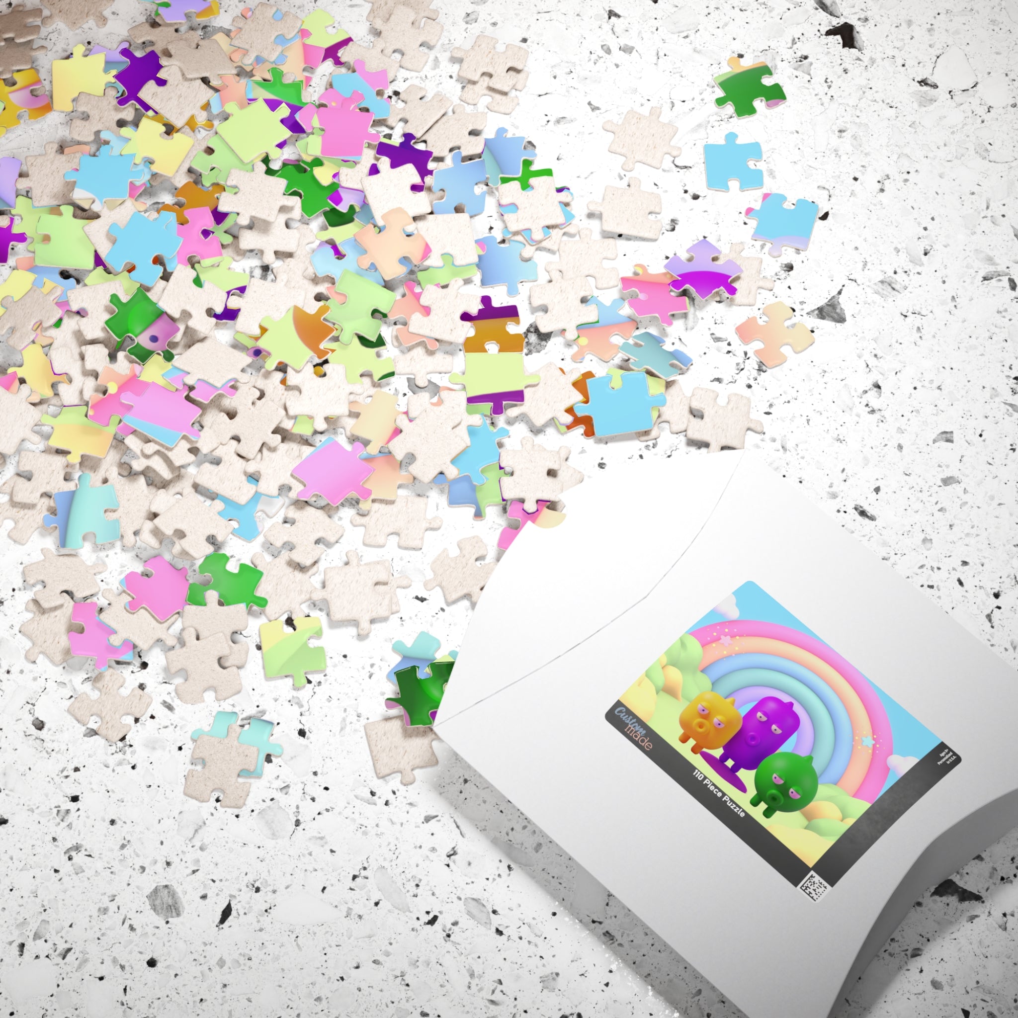 Colorful Cartoon Character Puzzles Fun and Engaging Family Activity