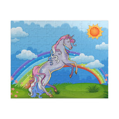 Colorful Unicorn Puzzle - Fun Family Activity (110 piece) 110 pcs (Horizontal)