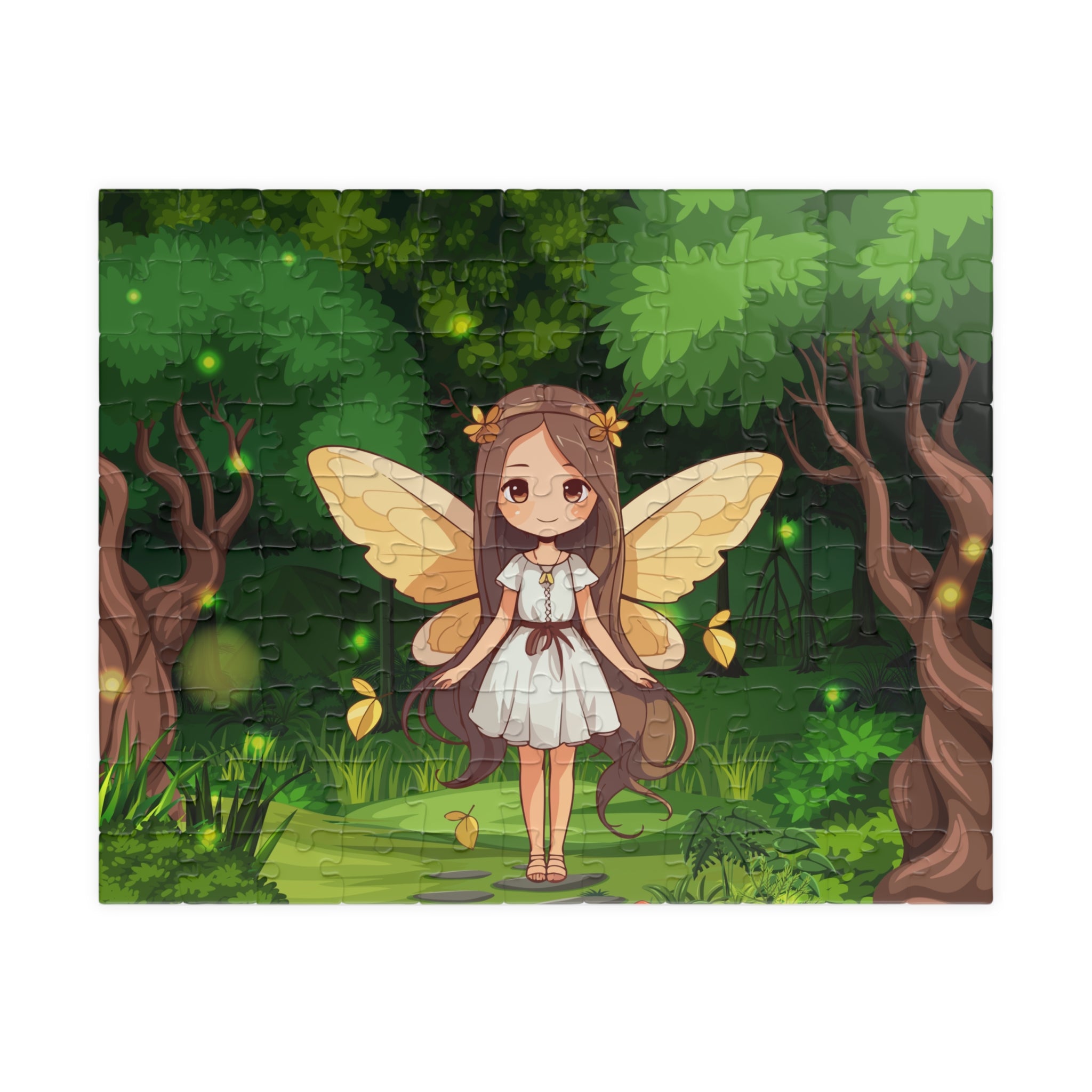 Fairy Garden Puzzle - Enchanting 110 - Piece Jigsaw for All Ages 110 pcs (Horizontal)