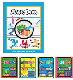 Children's Magic Water Painting Book – Reusable Coloring Activity for Kids Know the numbers