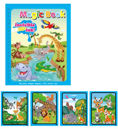 Children's Magic Water Painting Book – Reusable Coloring Activity for Kids Animal world