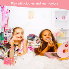 Robud Wooden Pretend Play Cosmetic Makeup Set – Educational Preschool Toy for Kids Aged 3+