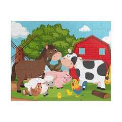 Farm Animal Jigsaw Puzzle, 110 pieces - Fun for Family Game Night 110 pcs (Horizontal)