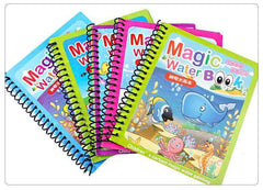 Children's Magic Water Painting Book – Reusable Coloring Activity for Kids