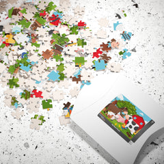 Farm Animal Jigsaw Puzzle, 110 pieces - Fun for Family Game Night