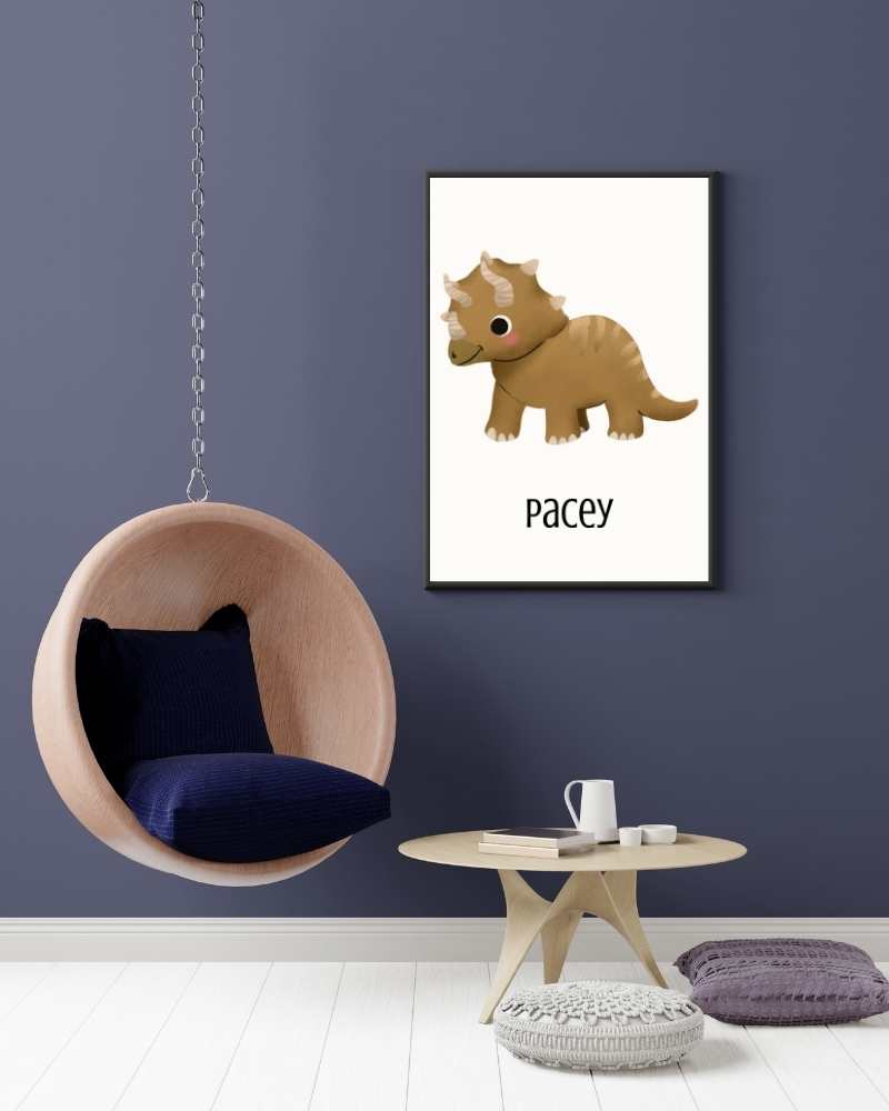 Dinosaur Framed Print - Wall Art for Kids' Rooms