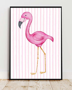 Flamingo Framed Print – Tropical Home Decor