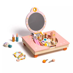 Robud Wooden Pretend Play Cosmetic Makeup Set – Educational Preschool Toy for Kids Aged 3+