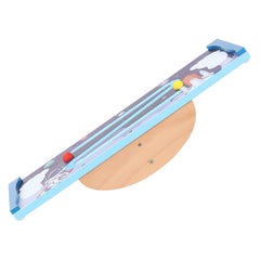 Wooden Balancing Board for Kids – Under Desk Anti-Slip Roller Balance Trainer | Develops Coordination & Core Strength