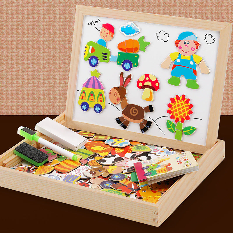 Magnetic Double-sided Drawing Board - Woodwork Toys