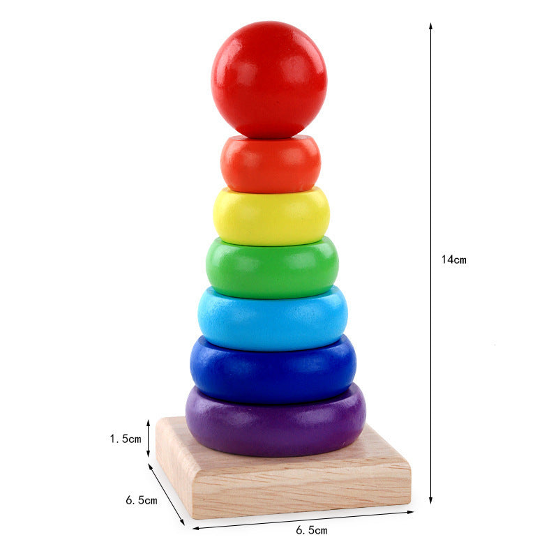 Stacking Ring Tower - Woodwork Toys