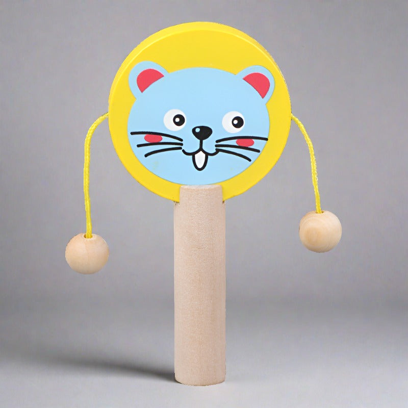 Animal Themed Rattle - Woodwork Toys