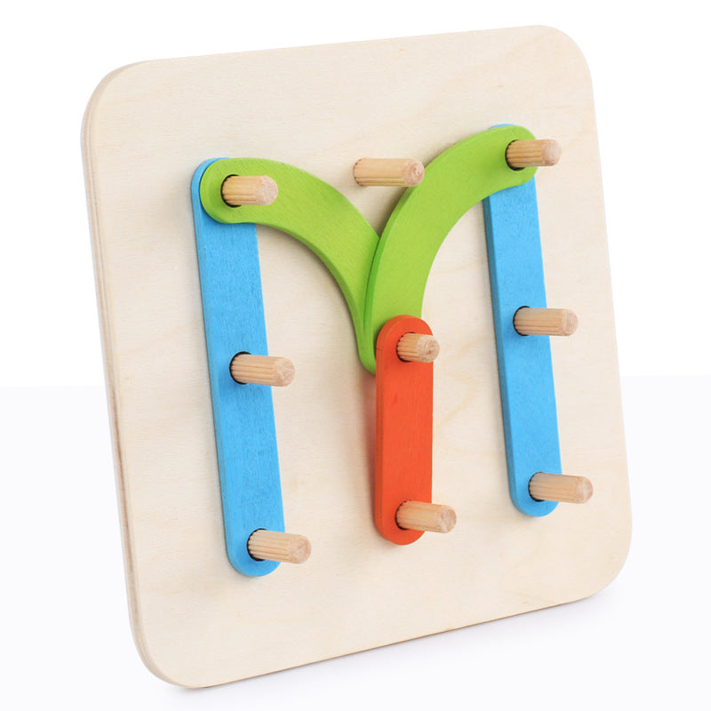 Numbers and Letters Construction Puzzle - Woodwork Toys