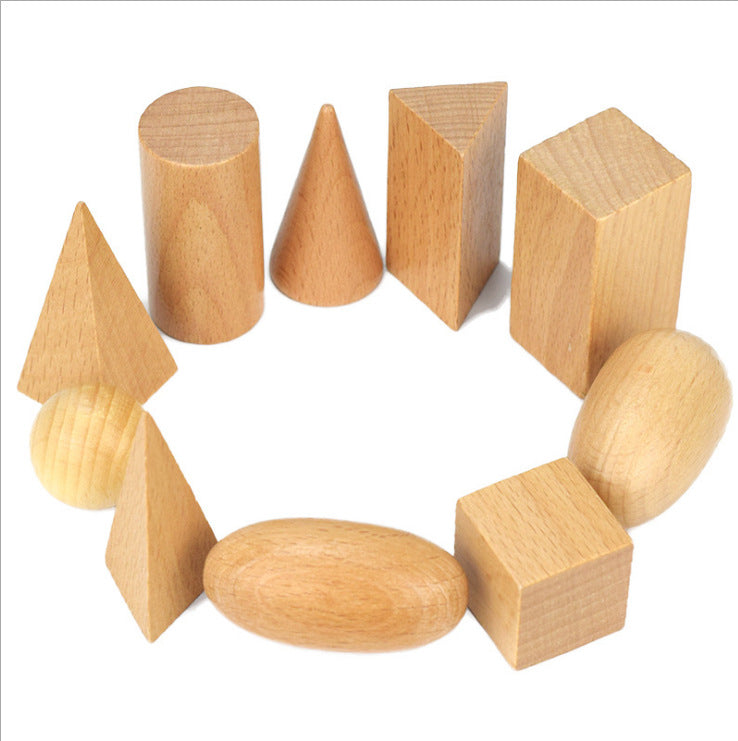 Geometric Wooden Blocks - Woodwork Toys