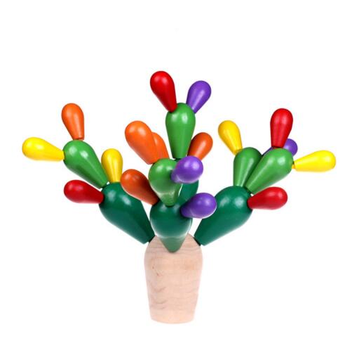 Stacking Potted Cactus - Woodwork Toys