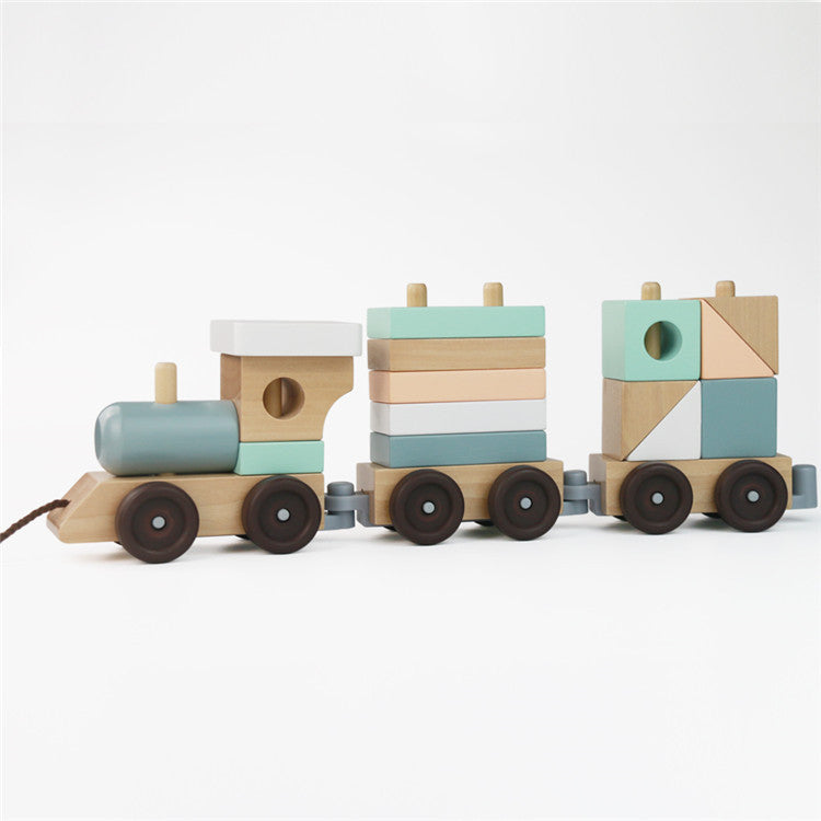 Building Block Train - Woodwork Toys