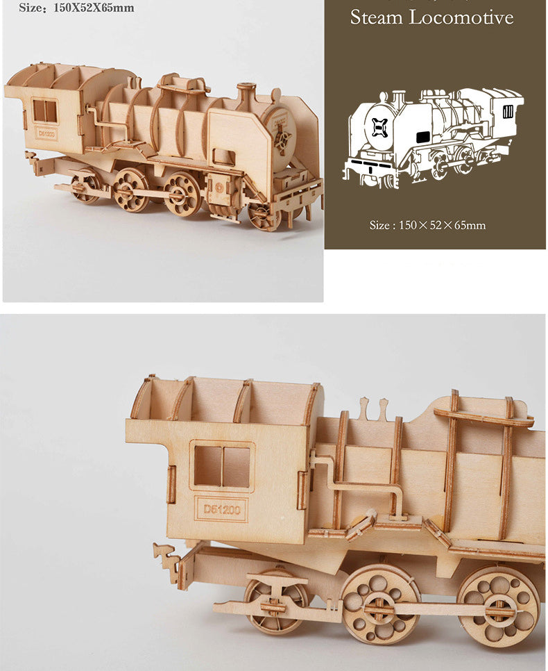 Steam Train DIY Assembly - Woodwork Toys