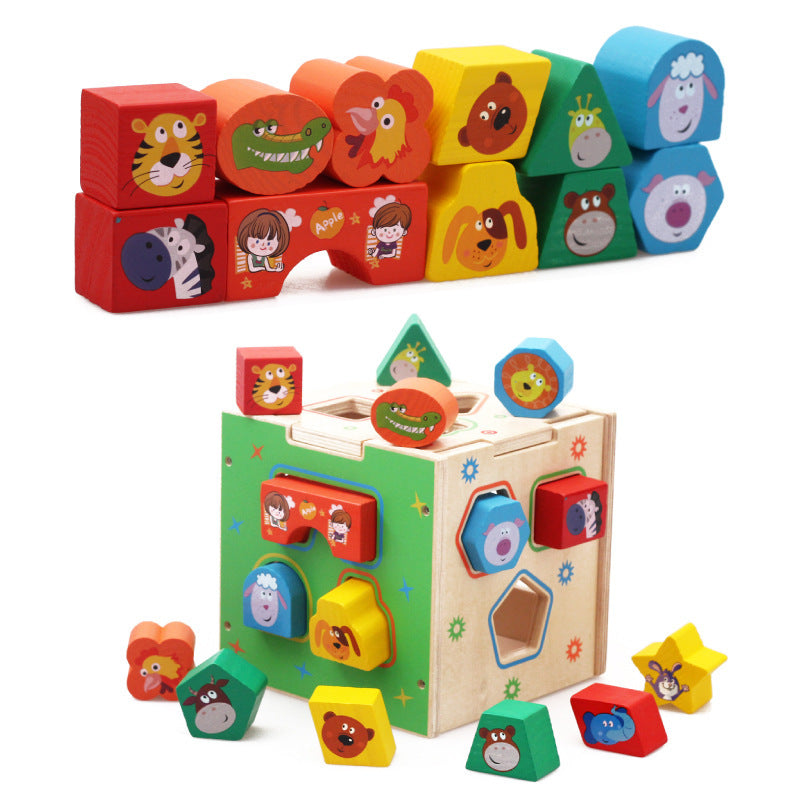 Shape Matching Intelligence Box - Woodwork Toys