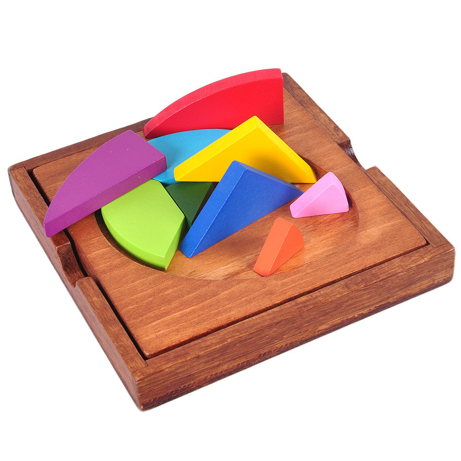 Geometric 3D Puzzle - Woodwork Toys