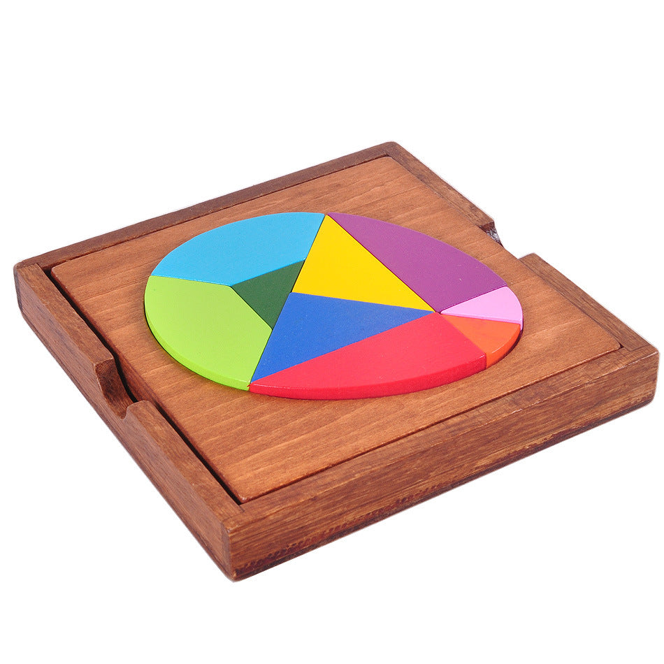 Geometric 3D Puzzle - Woodwork Toys