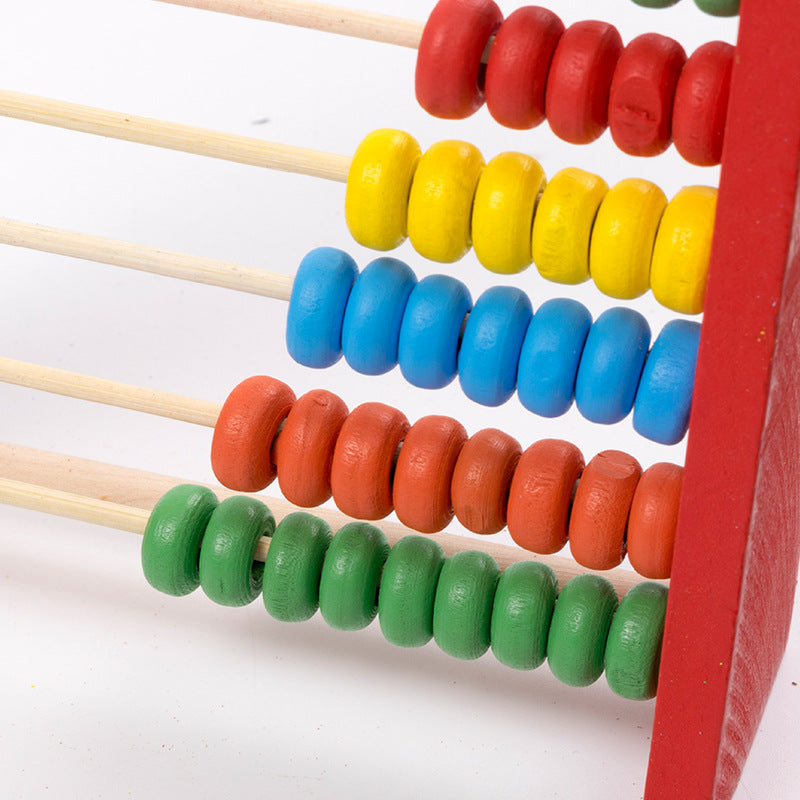 Red Wooden Abacus - Woodwork Toys