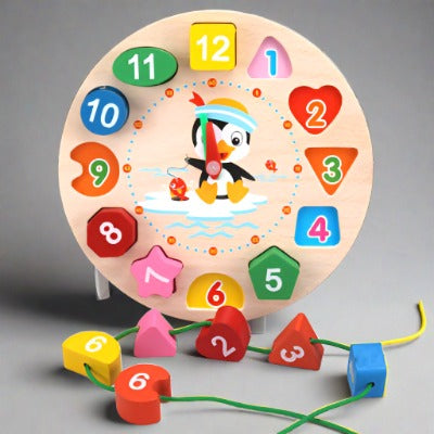 Clock Shape Sorter - Woodwork Toys