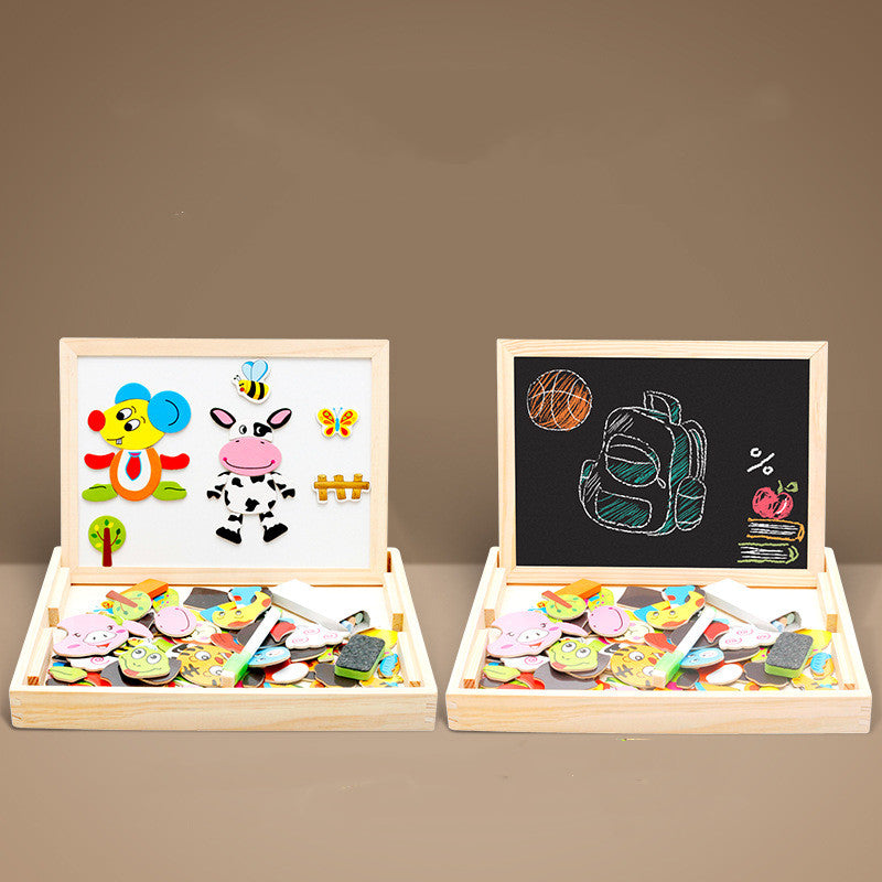 Magnetic Double-sided Drawing Board - Woodwork Toys