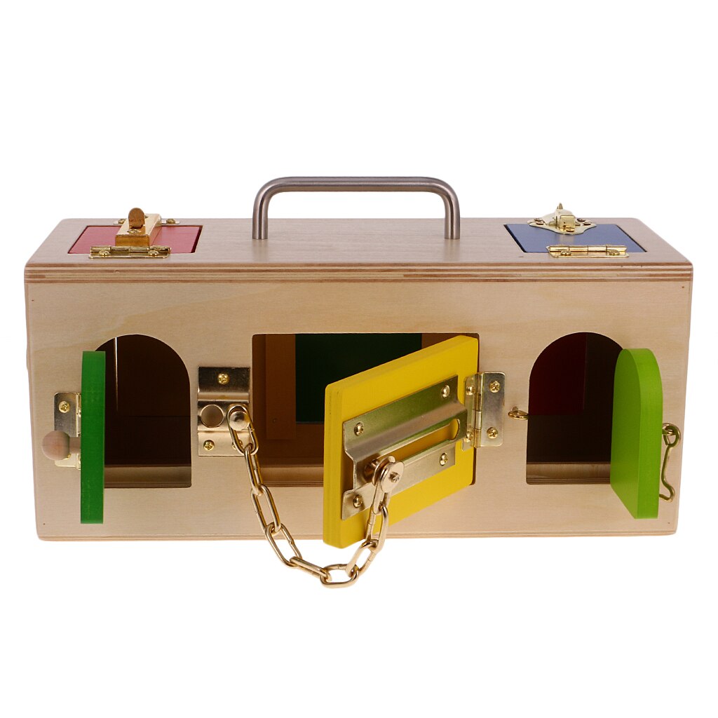 Lock Box Early Childhood Educational Toy - Woodwork Toys