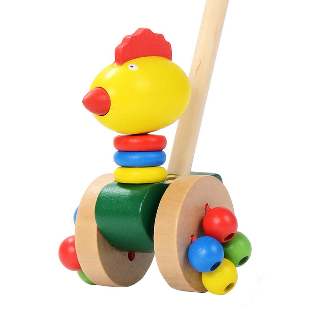 Animal Push and Pull Activity Walking Toy - Woodwork Toys