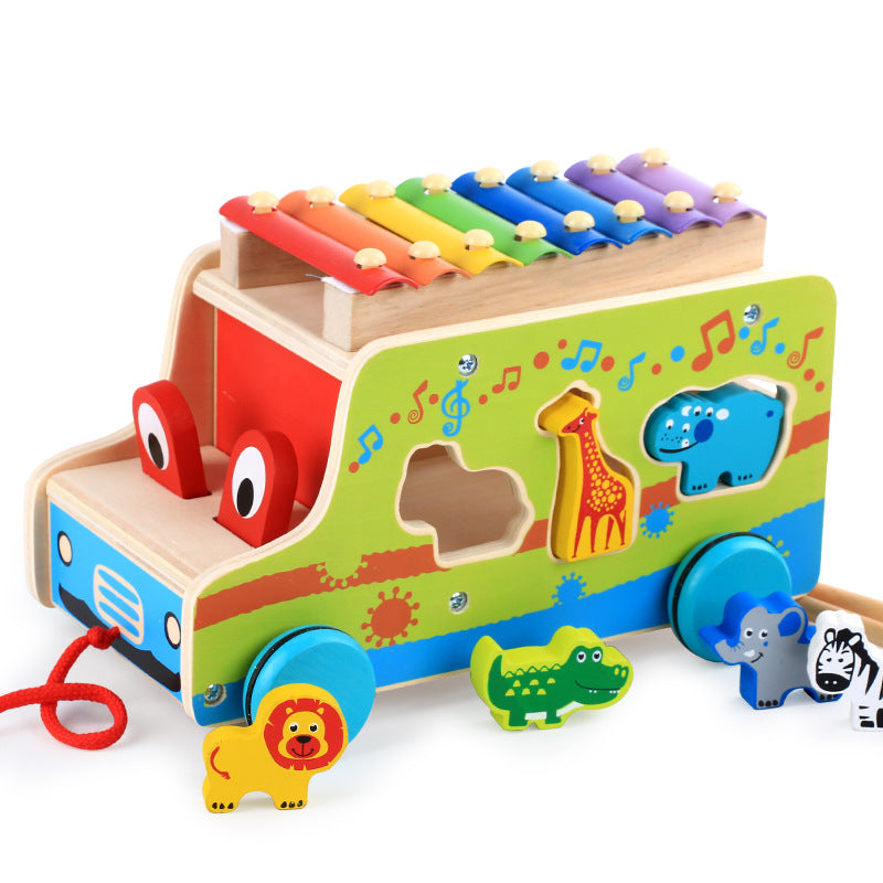 pull along musical shape sorting truck