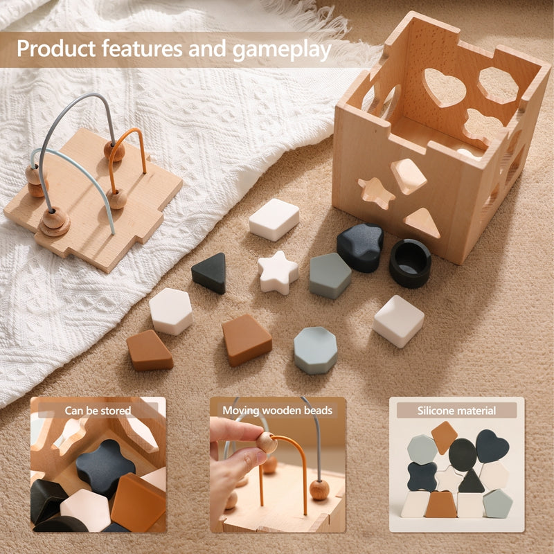 Geometric Activity Box - Woodwork Toys