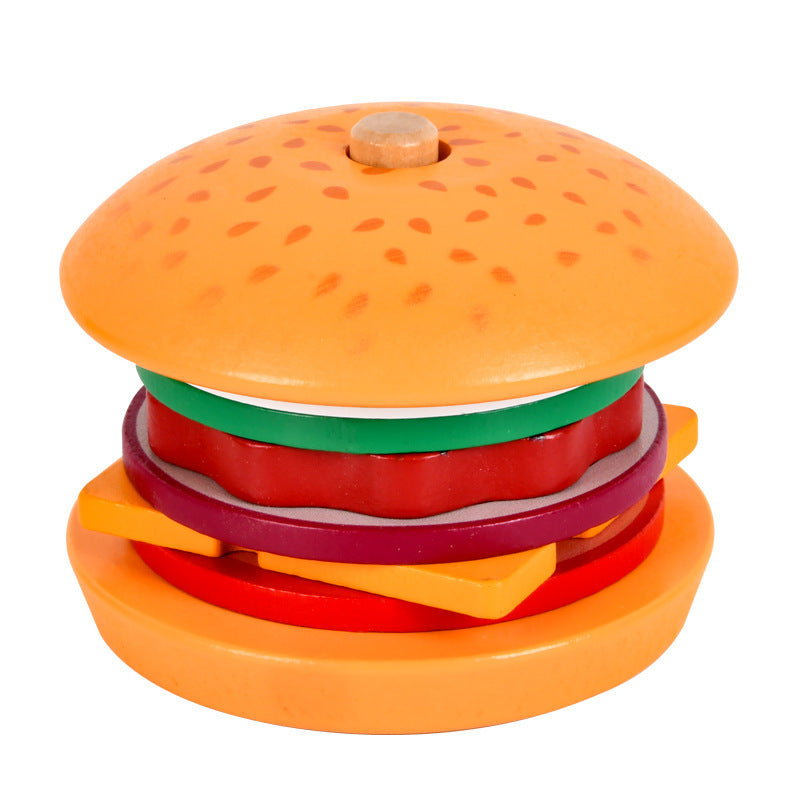 Burger, Sandwich & Fries Play Food - Woodwork Toys