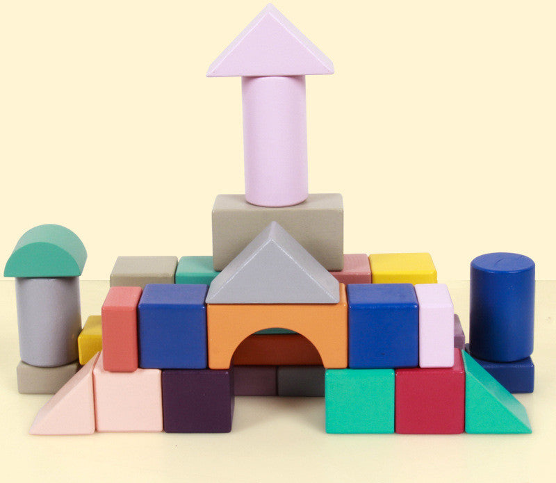 Castle Style Building Blocks - Woodwork Toys