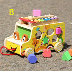 pull along shape sorting musical truck