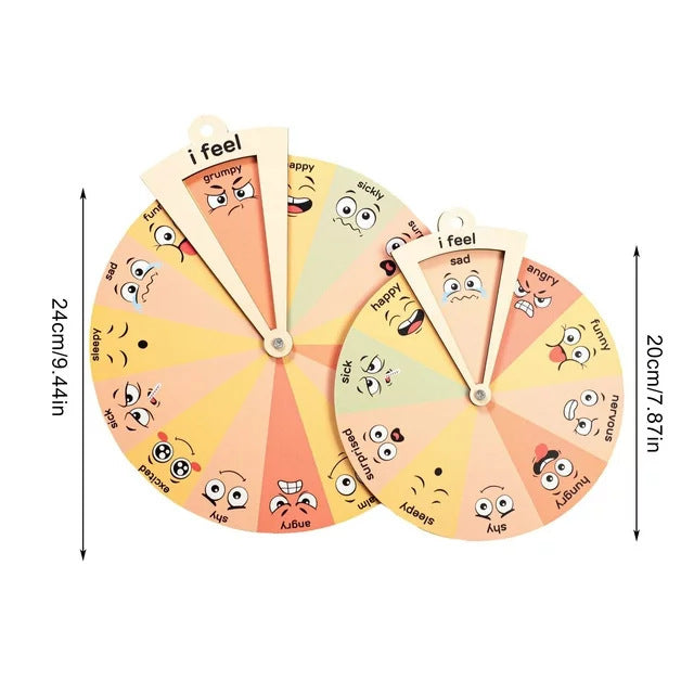 Emotion Expression Wheel - Woodwork Toys