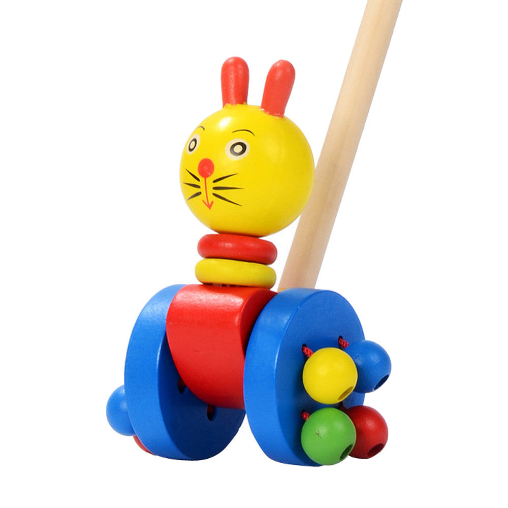 Animal Push and Pull Activity Walking Toy - Woodwork Toys