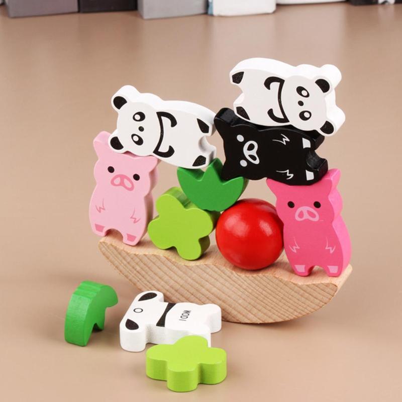 Animal Balance Stacking Toy - Woodwork Toys