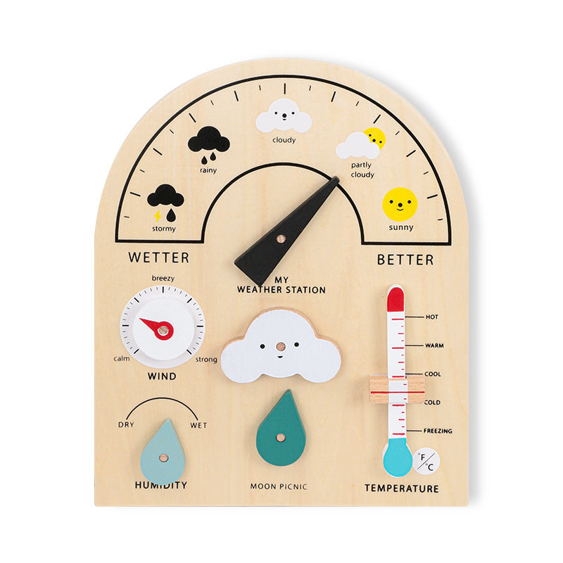 Calendar & Weather Observation Puzzle - Woodwork Toys