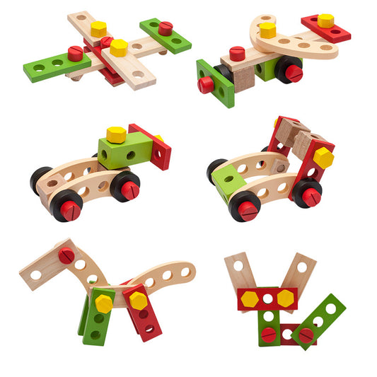 Nuts & Bolts Tool Set - Woodwork Toys