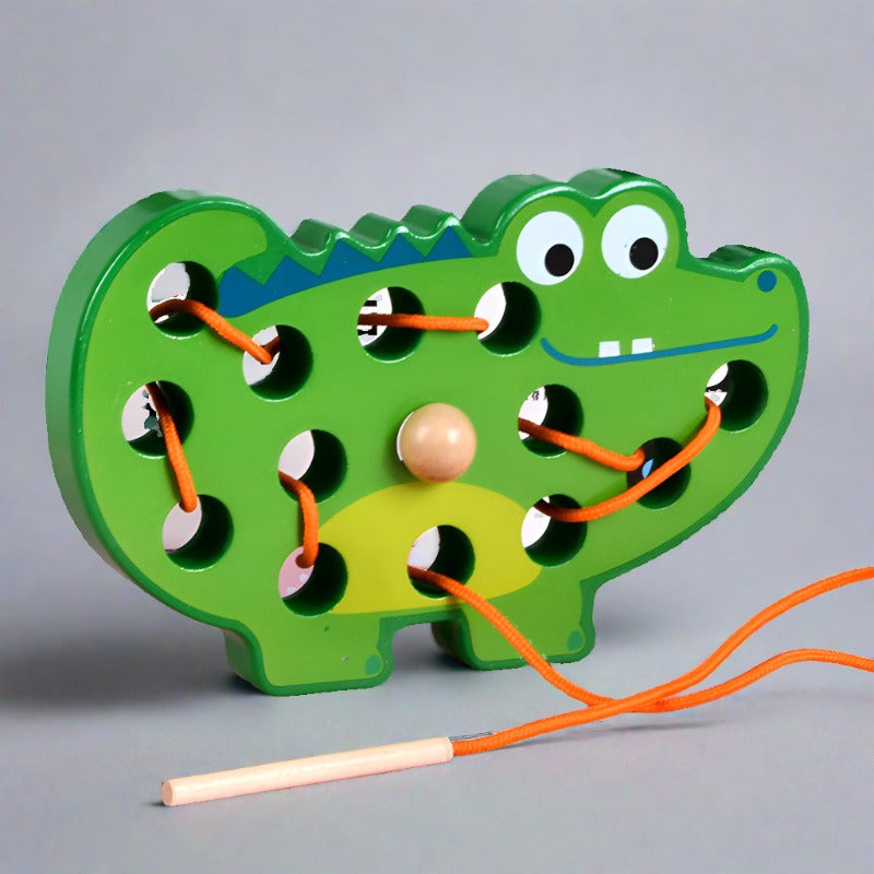 Animal Threading Toy - Woodwork Toys