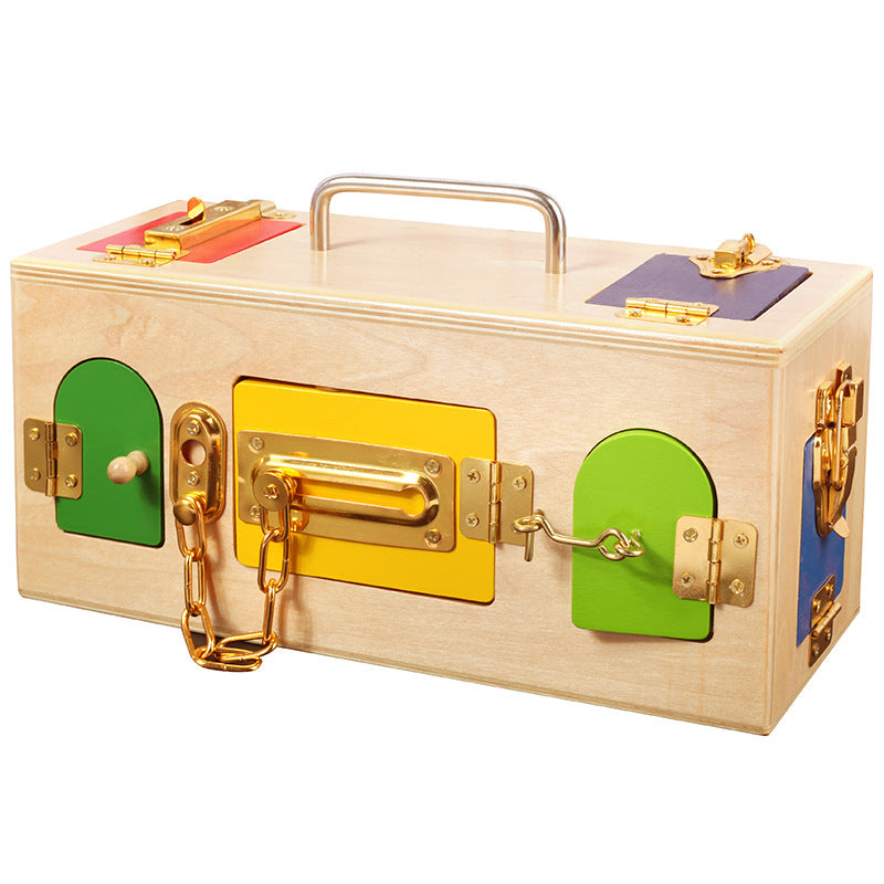 Lock Box Early Childhood Educational Toy - Woodwork Toys