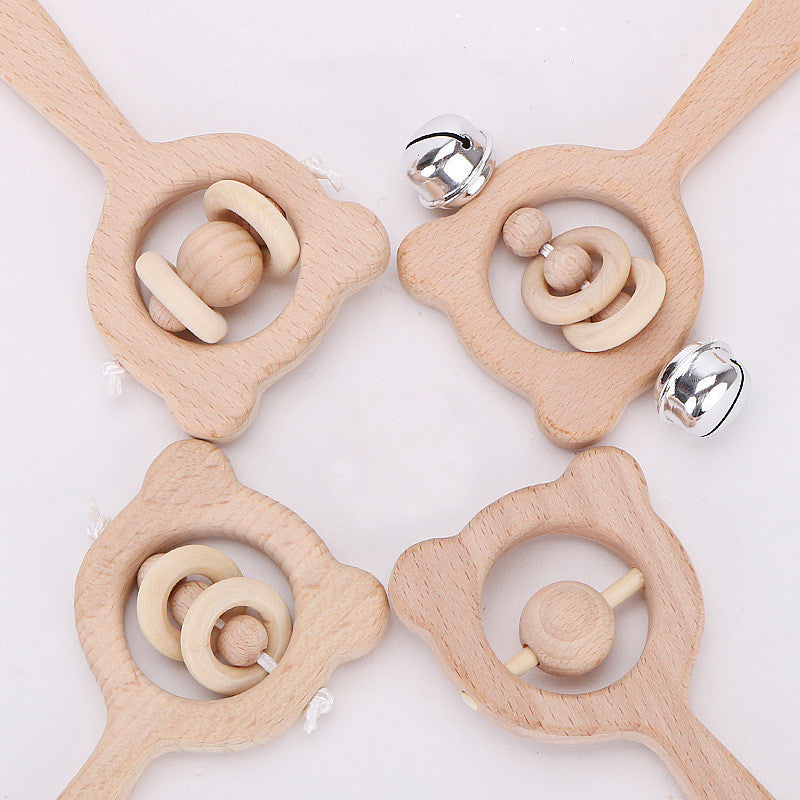 Baby Wooden Rattle - Woodwork Toys