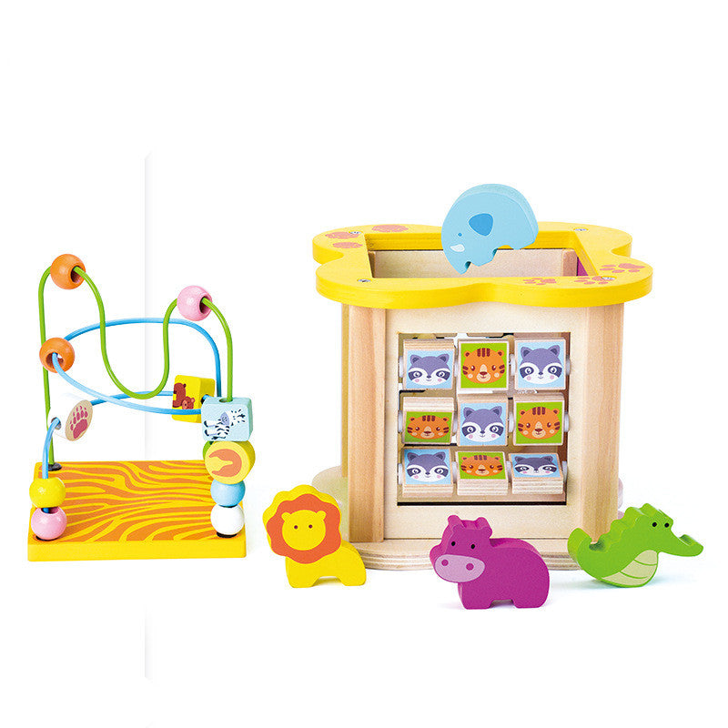 Toddler Multipurpose Activity Cube - Woodwork Toys