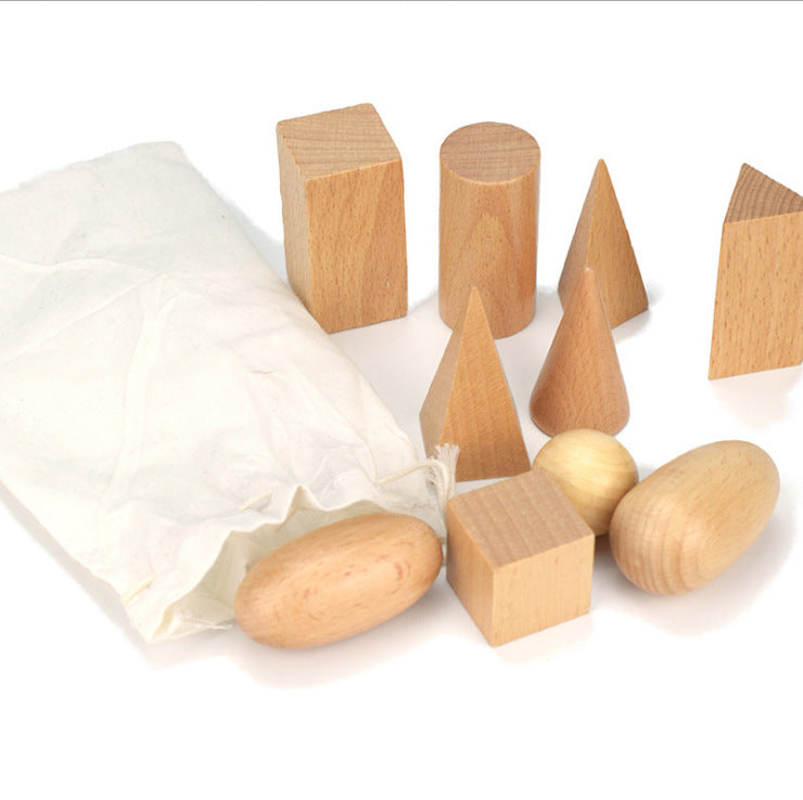 Geometric Wooden Blocks - Woodwork Toys